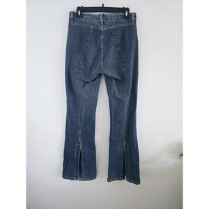 Marquis Flared Flare Y2K Slit Wide Vintage Super Bowl Denim Jeans EU 40 Size 24
